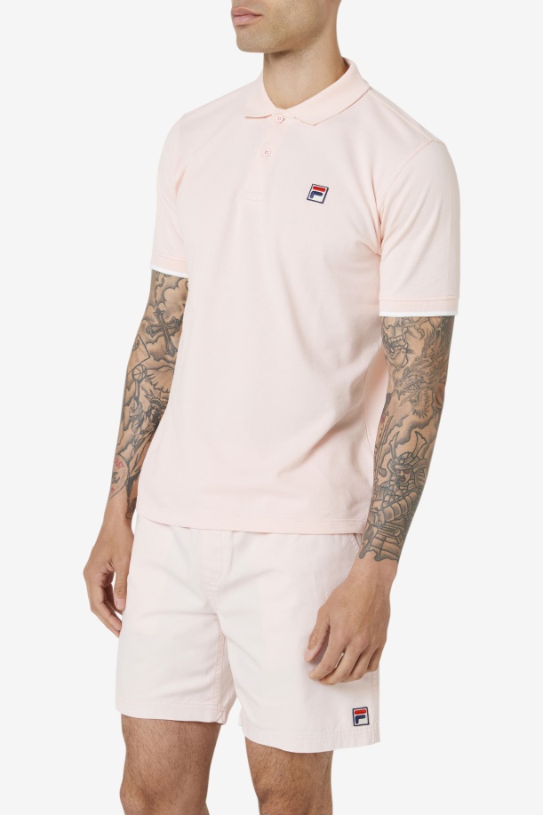 Custom Polo Fila Pink