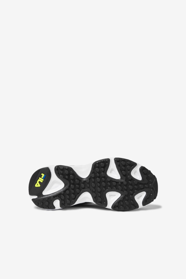 Fila Big Kids\' Ray Tracer Apex λευκό/μαύρο/λάιμ διάτρηση