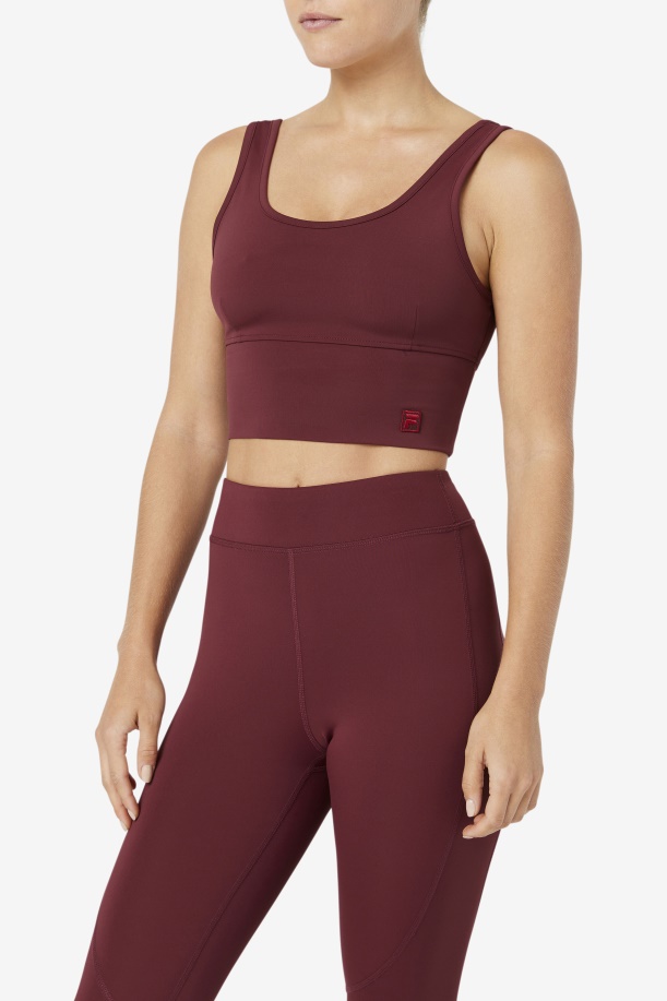 Fila Kora σουτιέν Top Tawny Port