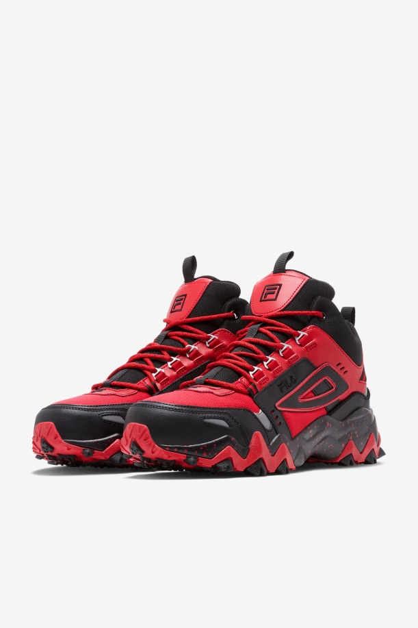 ανδρικό Oakmont Tr Mid Fila κόκκινο/μαύρο/μεταλλικό ασημί