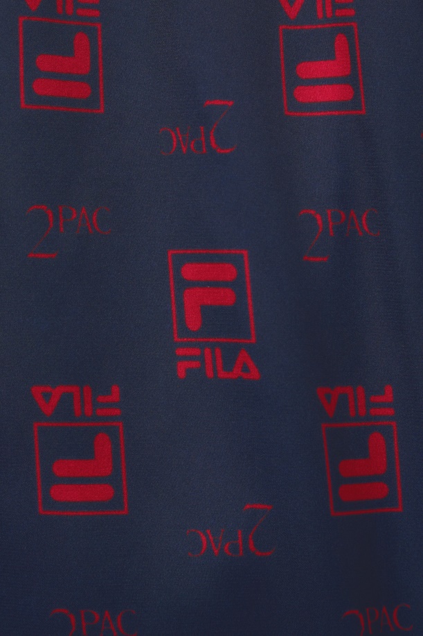 ναυτικό/κόκκινο μποξερ με λογότυπο Fila 2pac