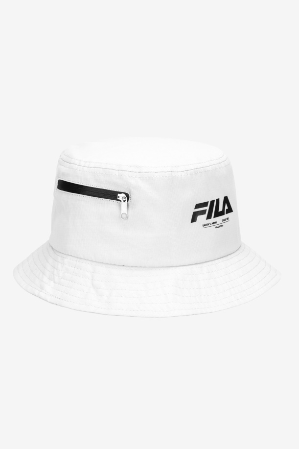 καπέλο κουβά Ripstop λευκό Fila