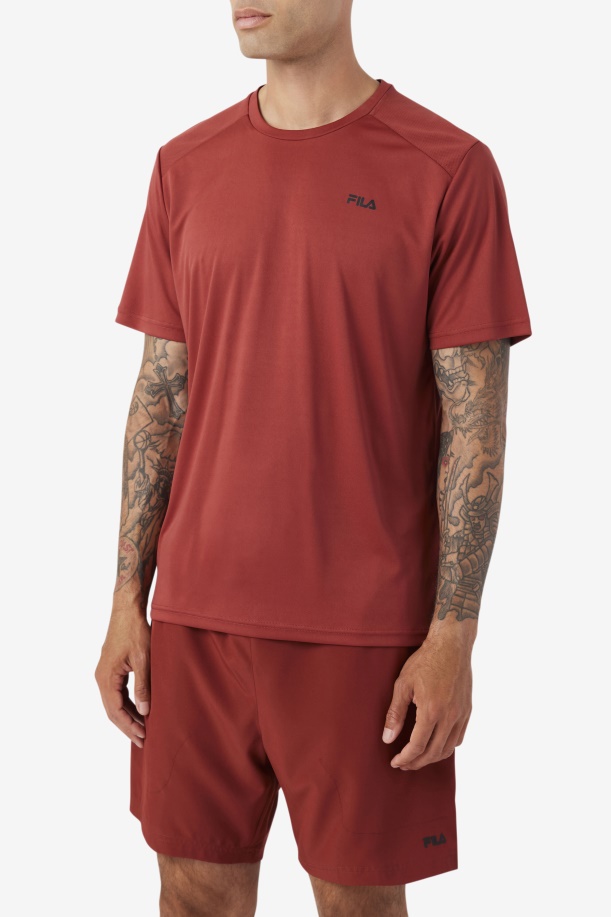 Kaab Crew Fila Russet καφέ/μαύρο