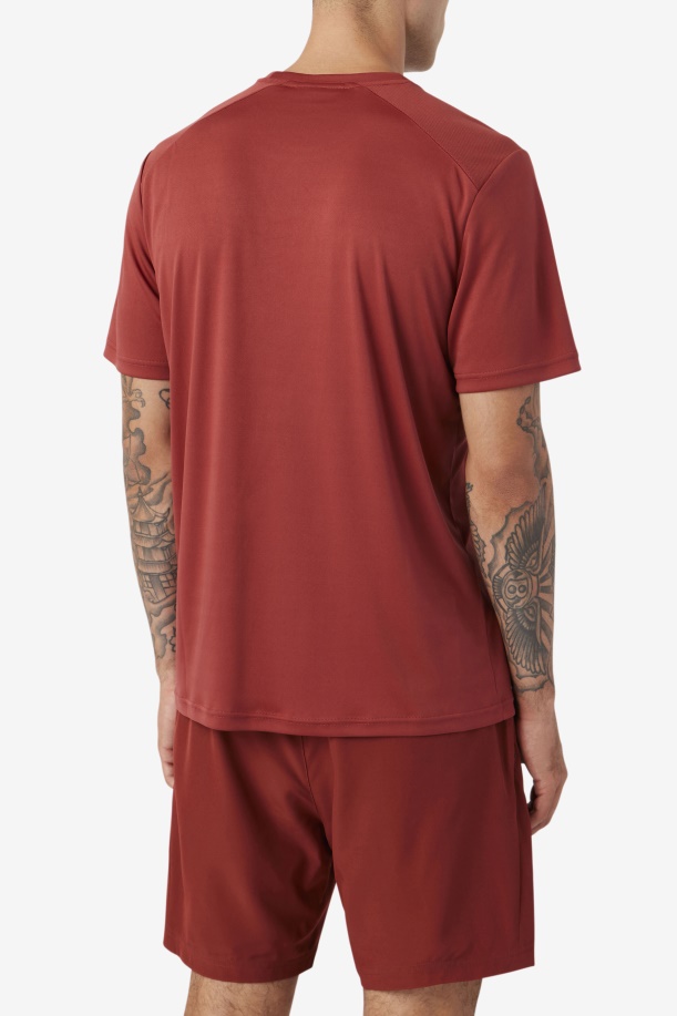 Kaab Crew Fila Russet καφέ/μαύρο