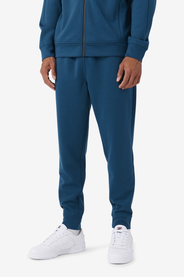 Majolica Blue/black Fila Himmat Jogger