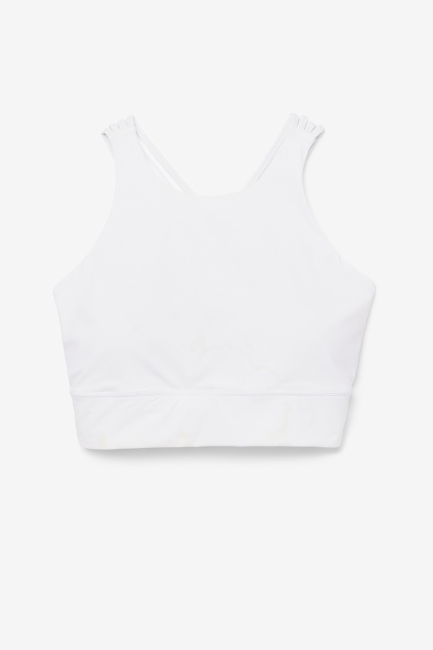 Αθλητικό σουτιέν με ψηλό λαιμό Fila White Uplift