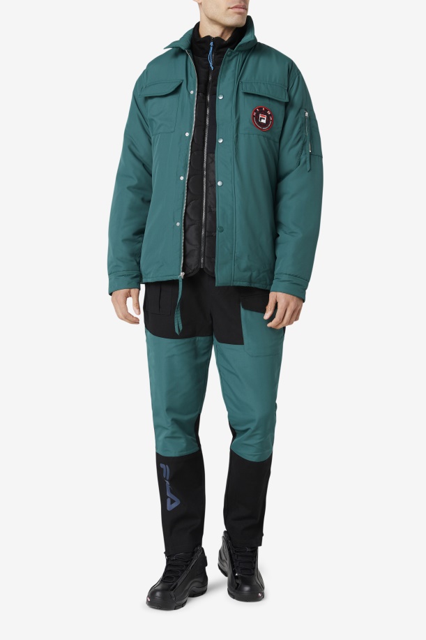 Fila Nile Shacket Junebug/λευκό