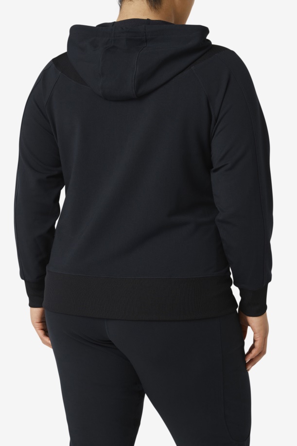 Fi-lux Slim με κουκούλα με φερμουάρ, Fila μαύρο