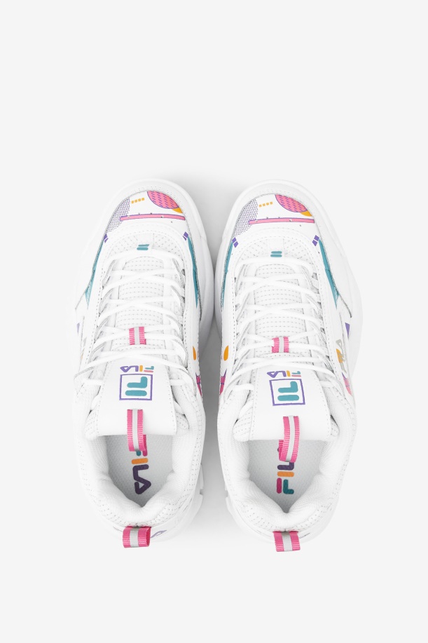 μικρών παιδιών Disruptor 2 Premium Fila λευκό/τσίχλα/μπλε