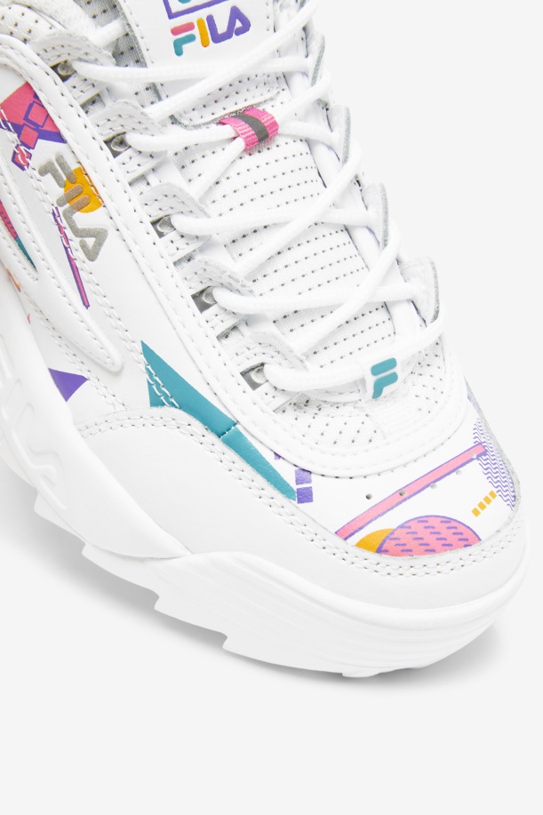 μικρών παιδιών Disruptor 2 Premium Fila λευκό/τσίχλα/μπλε