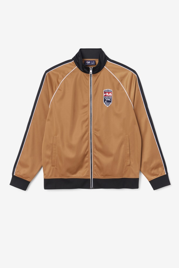 Fila Tobacco καφέ/μαύρο/λευκό σακάκι 2pac