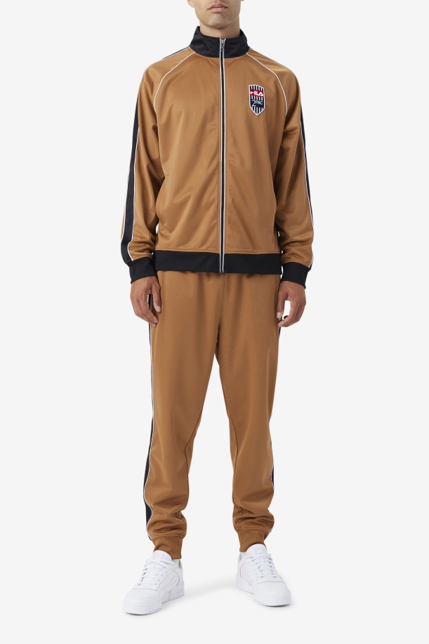 Fila Tobacco καφέ/μαύρο/λευκό σακάκι 2pac