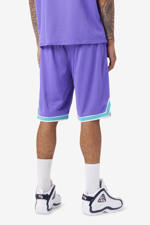 μωβ/κεραμικό/λευκό/shadow Ovi Basketball Short Fila