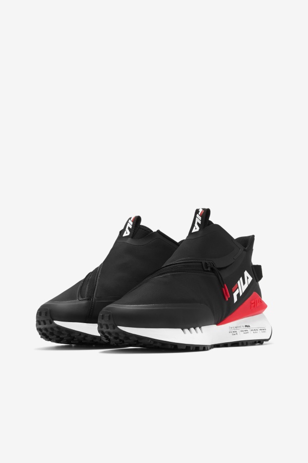 μαύρο/κόκκινο/λευκό γυναικείο Space Runner Fila