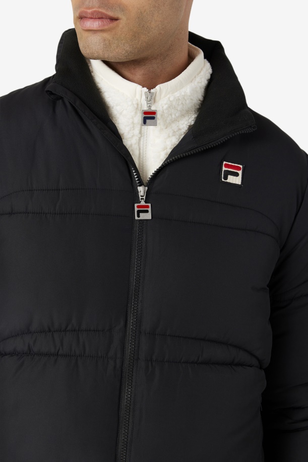 Elias Puffer Jacket μαύρο Fila