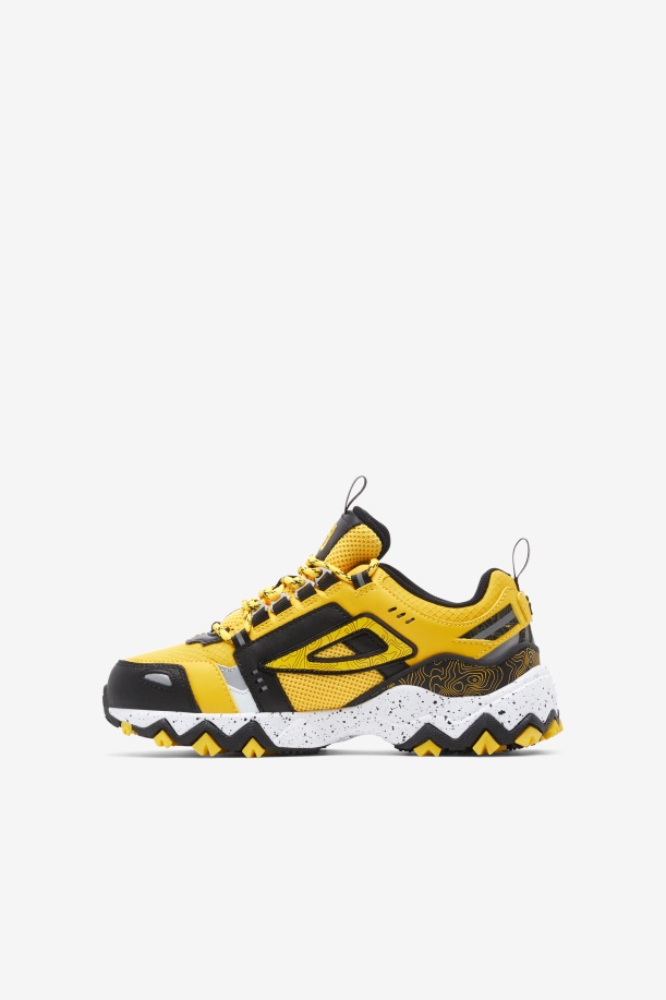 Fila Lemon/μαύρο/λευκό Big Kids\' Oakmont Tr