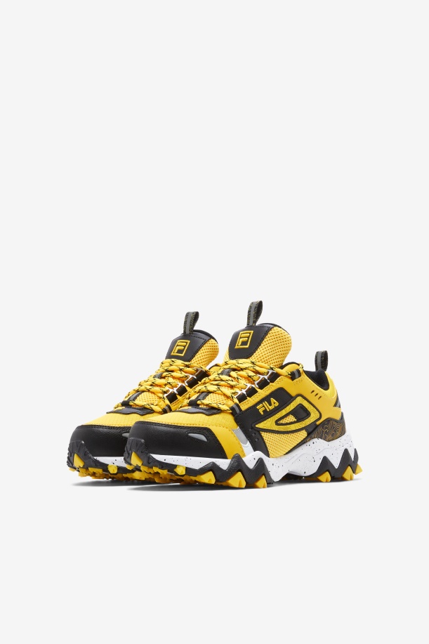 Fila Lemon/μαύρο/λευκό Big Kids\' Oakmont Tr