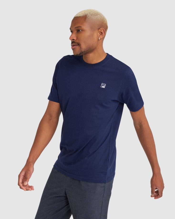 Fila ανδρικό μπλουζάκι Latte Navy