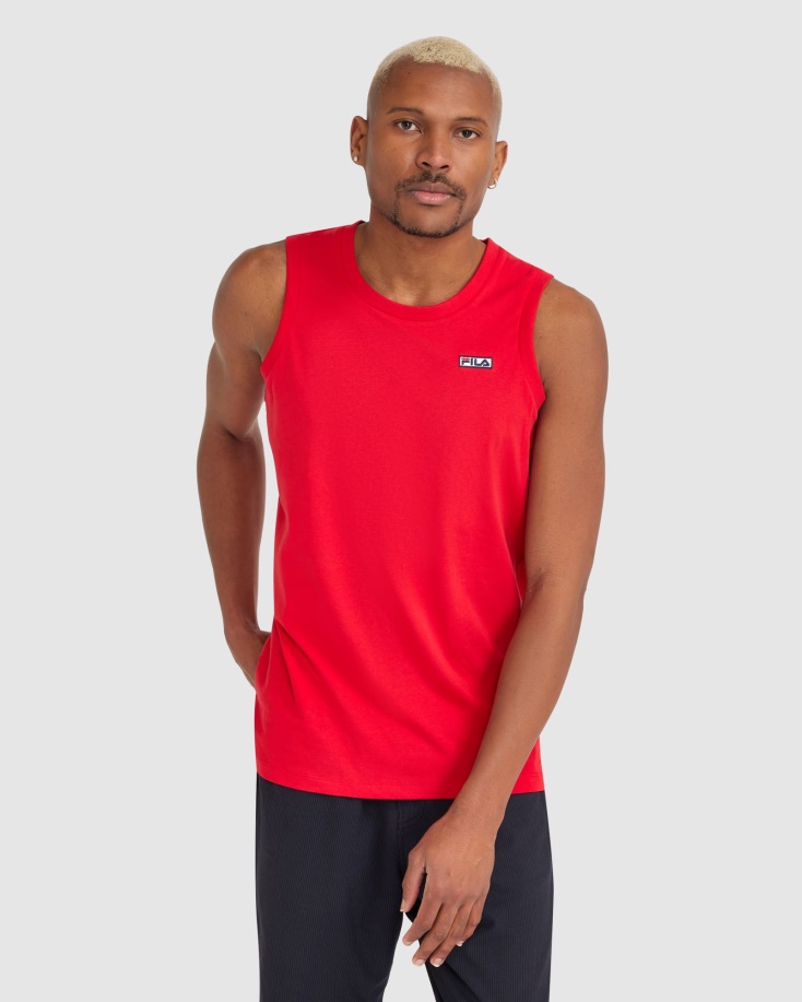 Fila ανδρικό Cian Tank κόκκινο