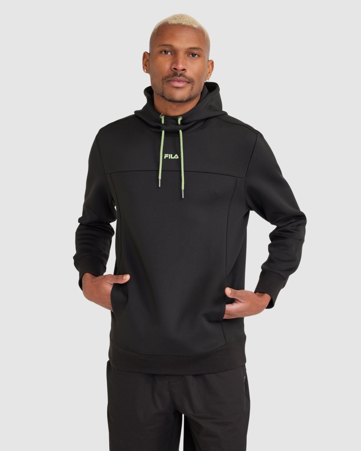 ανδρικό Caeb Active Hoody Fila Black