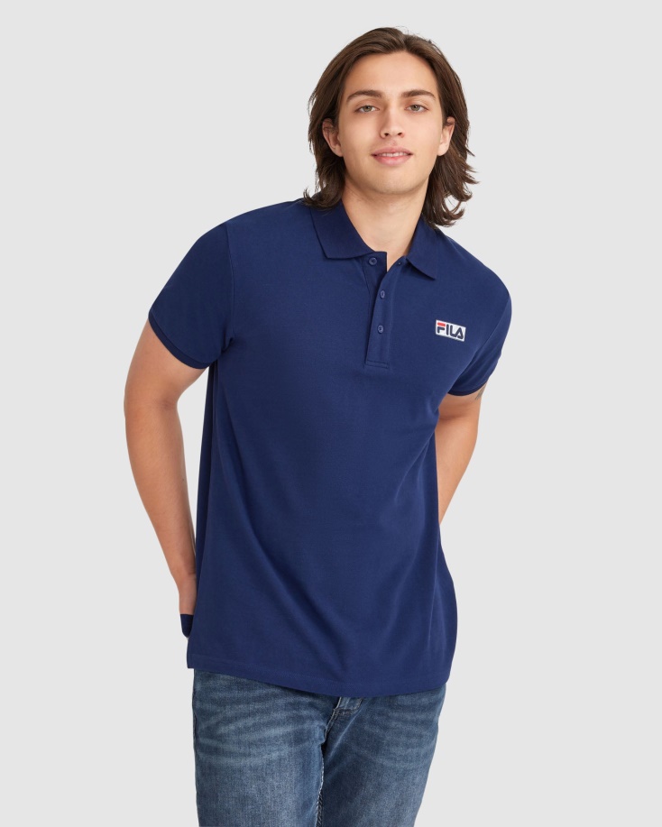 Fila ανδρικό Asher Polo New Navy