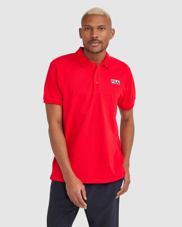 ανδρικό Asher Polo Fila κόκκινο