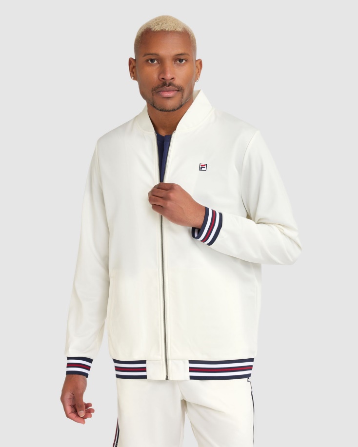 Fila ανδρικό σακάκι Wyatt λευκό