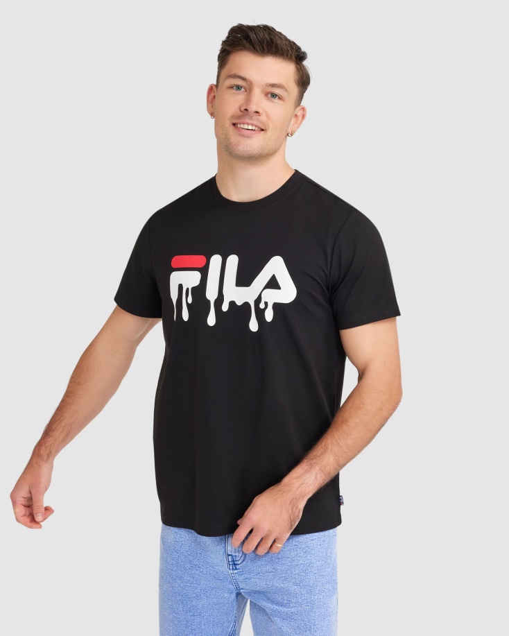 Fila ανδρικό μπλουζάκι Matthew μαύρο