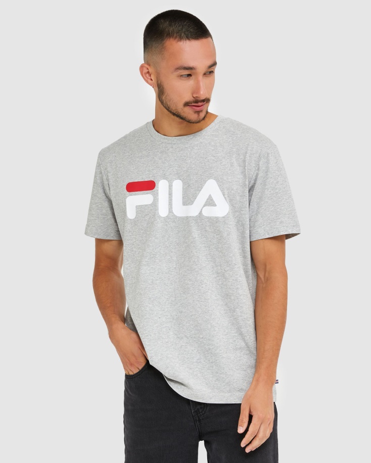 κλασικό Unisex μπλουζάκι ασημί Marle Fila