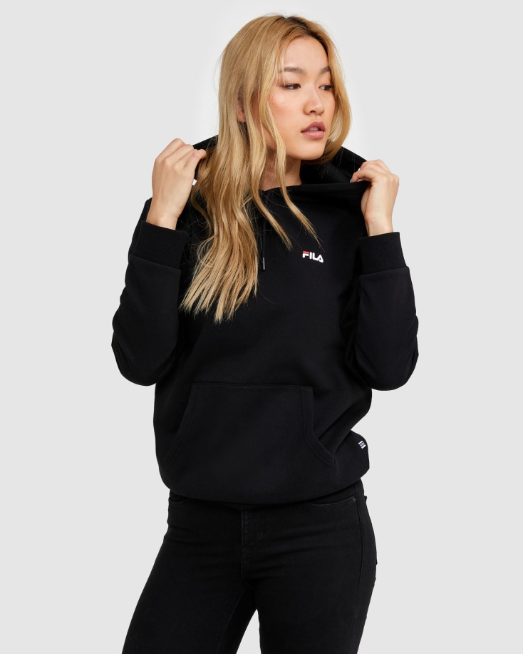 κλασική Unisex κουκούλα 2 μαύρο Fila