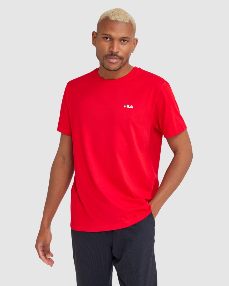 κόκκινο κλασικό μπλουζάκι Unisex 2
