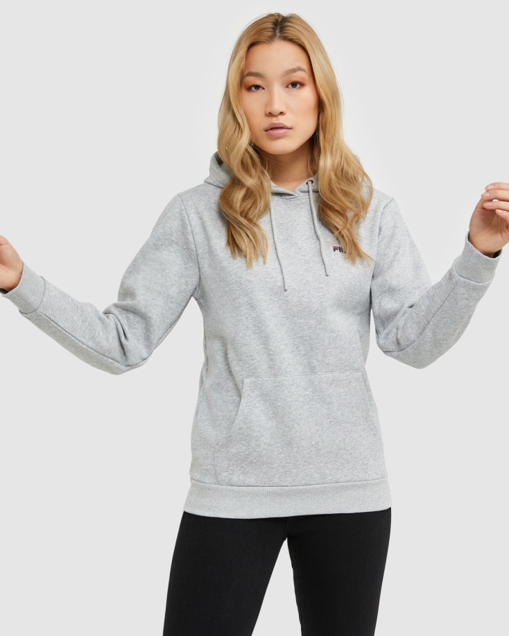 Κλασική Unisex κουκούλα Fila Silver Marle 2