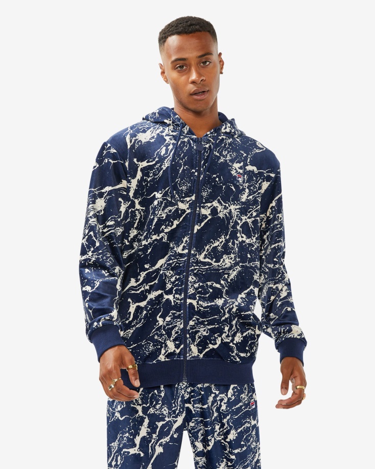 ναυτικό μάρμαρο Unisex σακάκι Aspen Fila