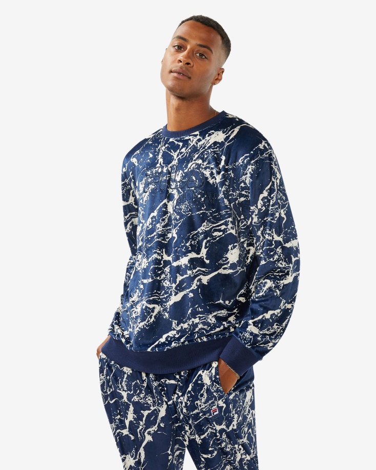 Fila Unisex Aspen Crew Navy μάρμαρο