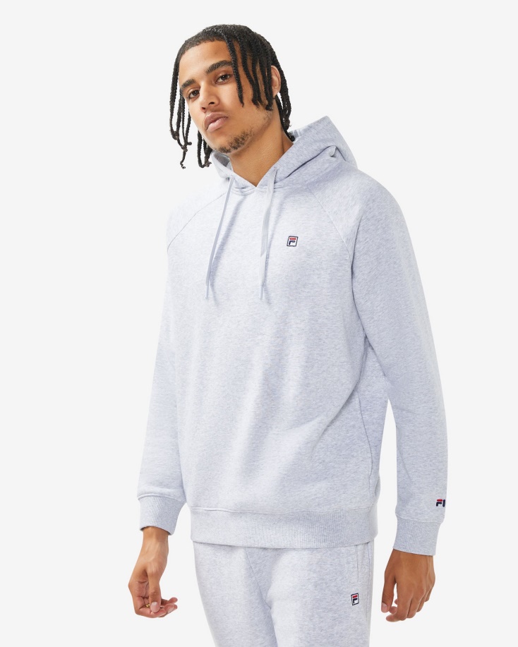 Unisex σήμα 3.0 κουκούλα Fila ανοιχτό γκρι Marle
