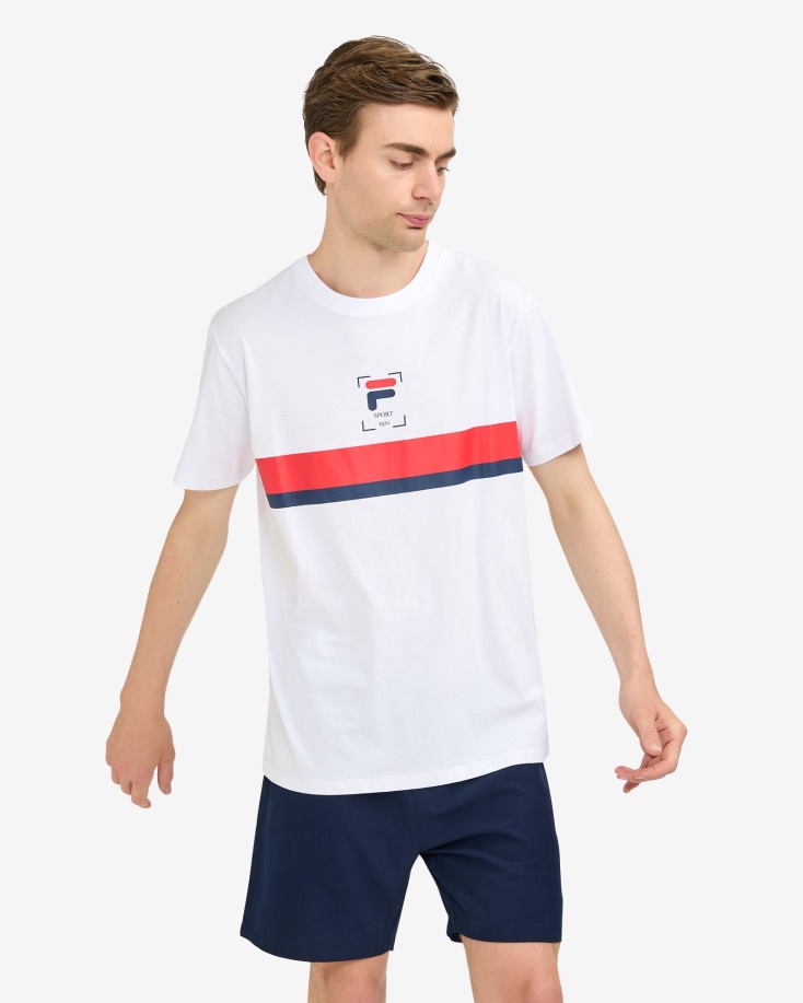Roger Tee Fila λευκό