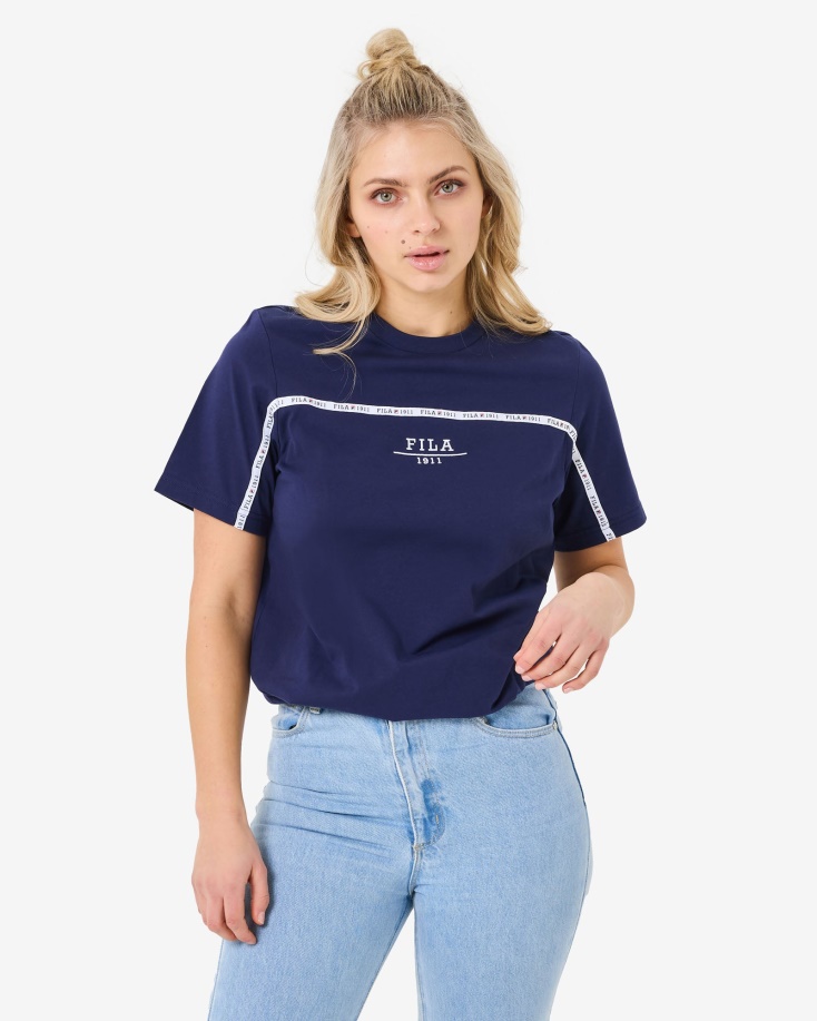 Unisex αστικό μπλουζάκι Fila νέο ναυτικό