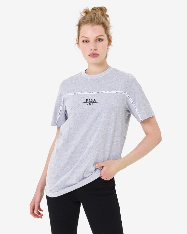 Unisex αστικό μπλουζάκι γκρι Marle Fila