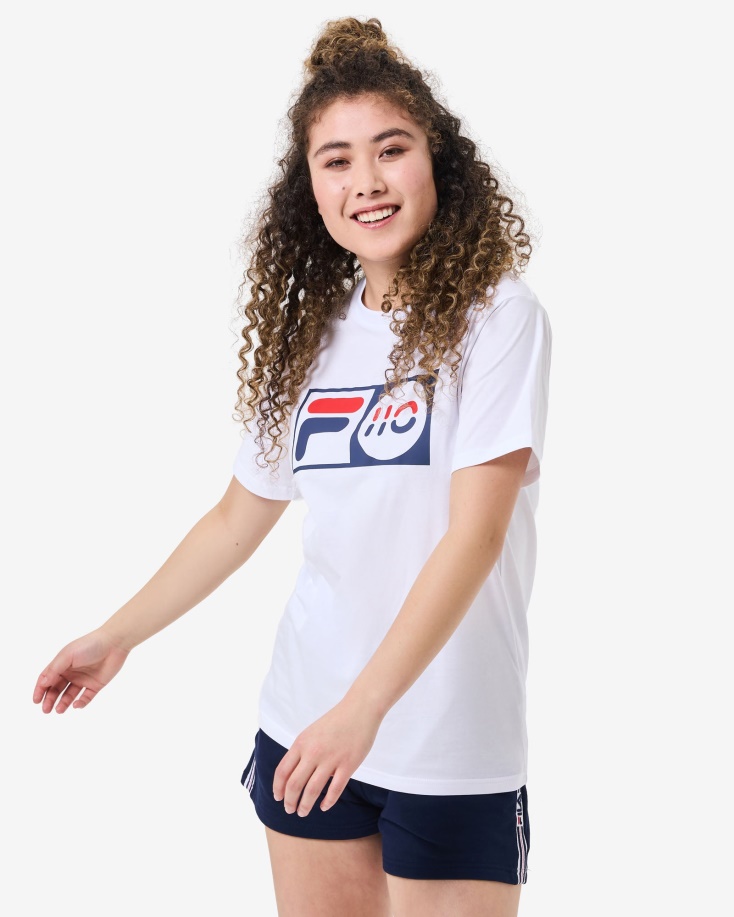Unisex επετειακό μπλουζάκι Fila λευκό