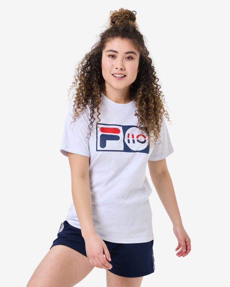 Fila ανοιχτό γκρι Marle Unisex επετειακό μπλουζάκι