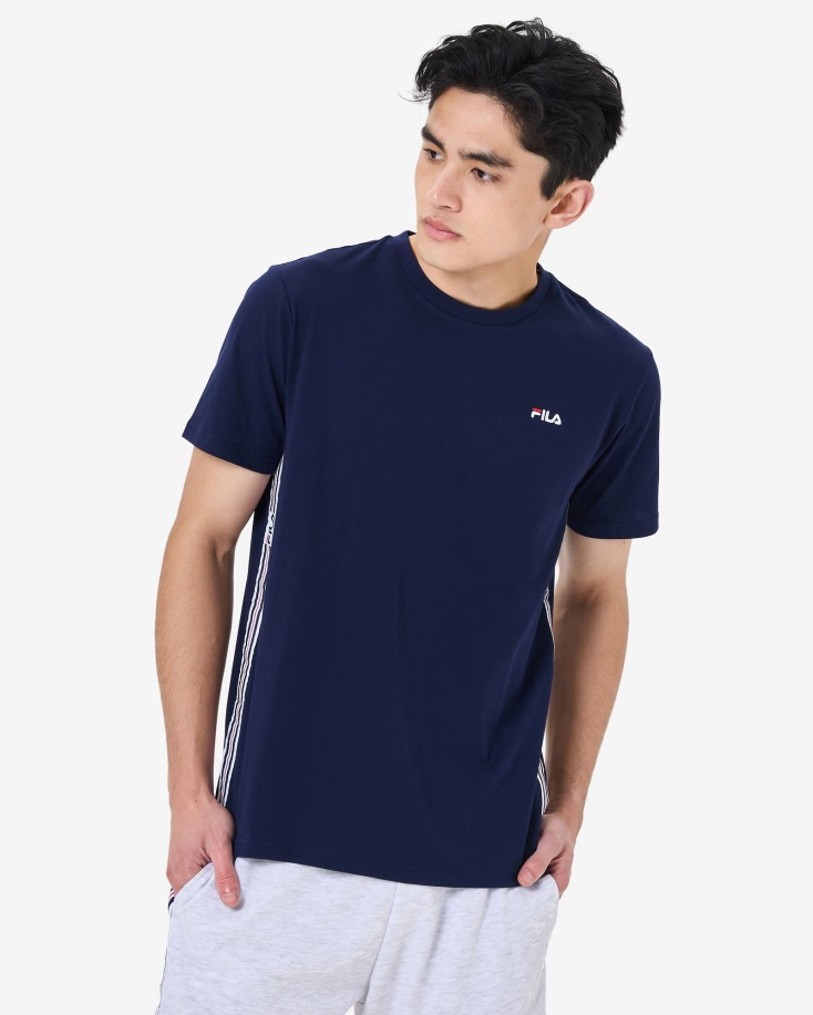 ανδρικό μπλουζάκι Elias New Navy Fila