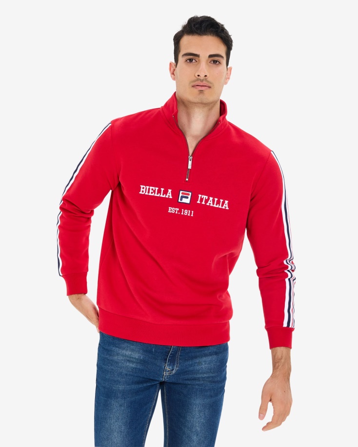 Fila ανδρικό Aemero Qtr φερμουάρ κόκκινο