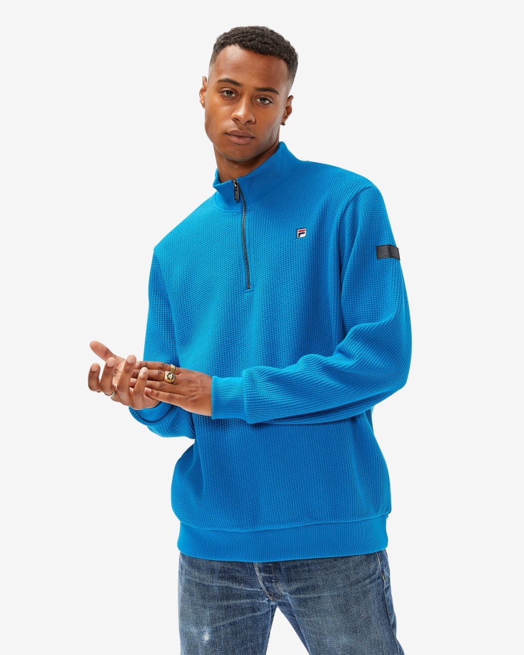 Mykonos Blue ανδρικό σήμα 2.0 Qtr Zip Fila