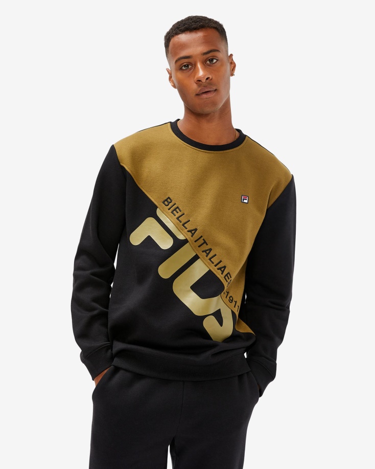 Black Fila Unisex πλήρωμα του Μονακό