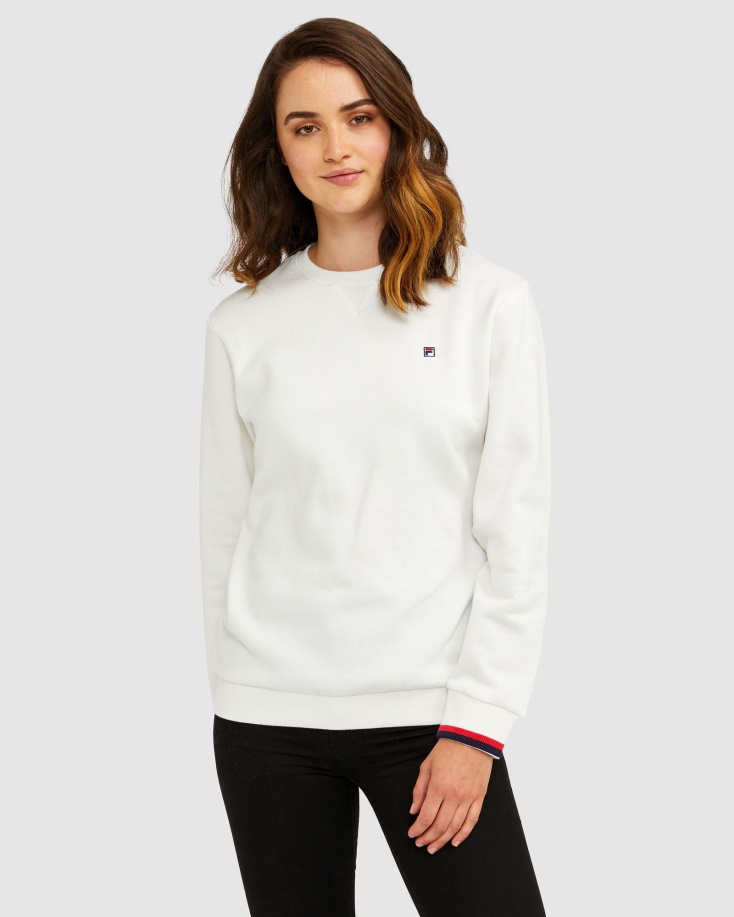 λευκό άσυλο διακριτικό Unisex Crew Fila