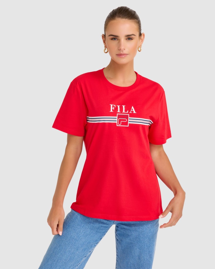 Fila Cathy Tee κόκκινο