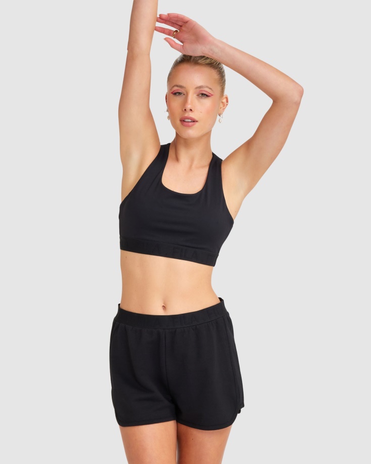 γυναικείο Spencer Crop Top μαύρο Fila