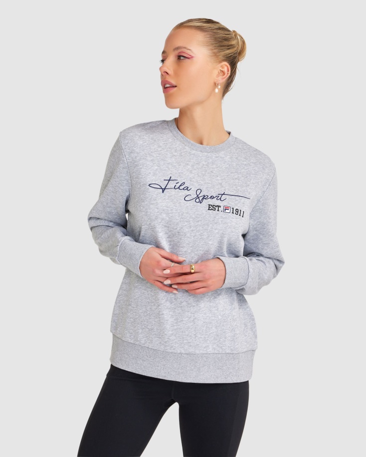 γυναικεία Cinzia Crew Row Grey Marle