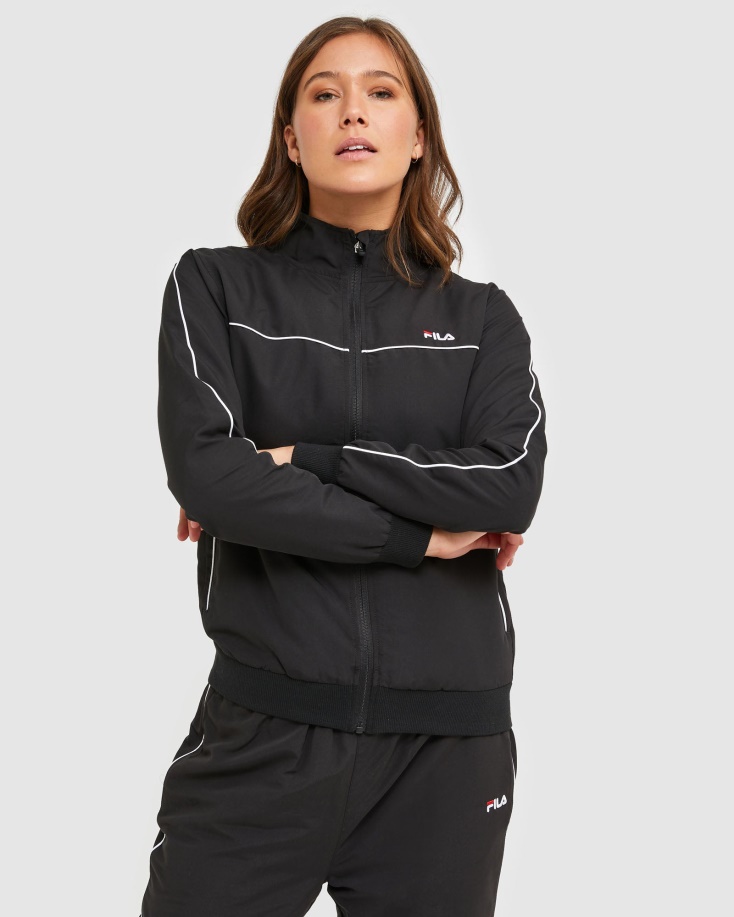 Fila Classic γυναικείο μπουφάν από μικροΐνες μαύρο