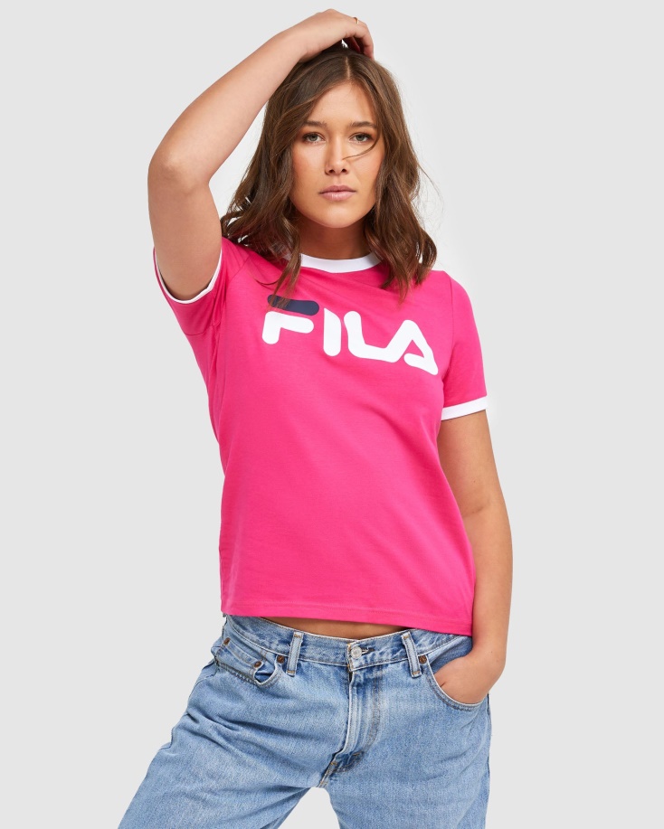κλασικό γυναικείο Ringer Tee παντζάρι Fila